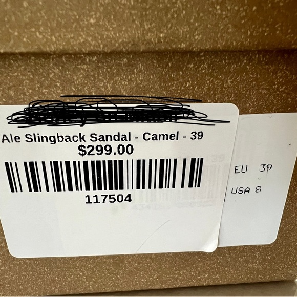 Mint & Rose Ale Slingback Sandal Size 39 - Picture 4 of 5